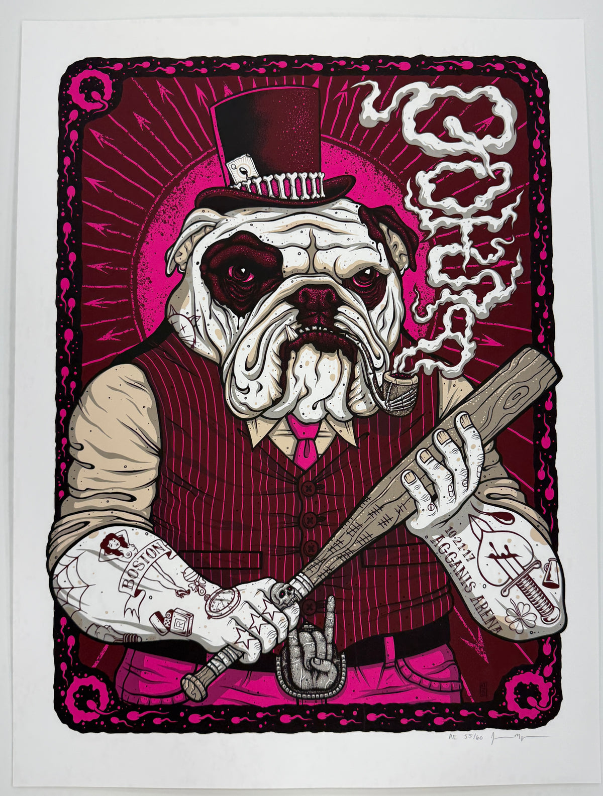 MAZZA "Queens of the Stone Age - Boston, MA" 2017 Print