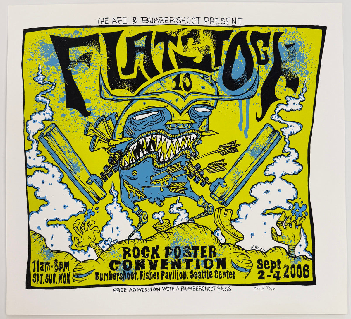 MAZZA "Flatstock Bumbershoot - Seattle, WA" 2006 Print
