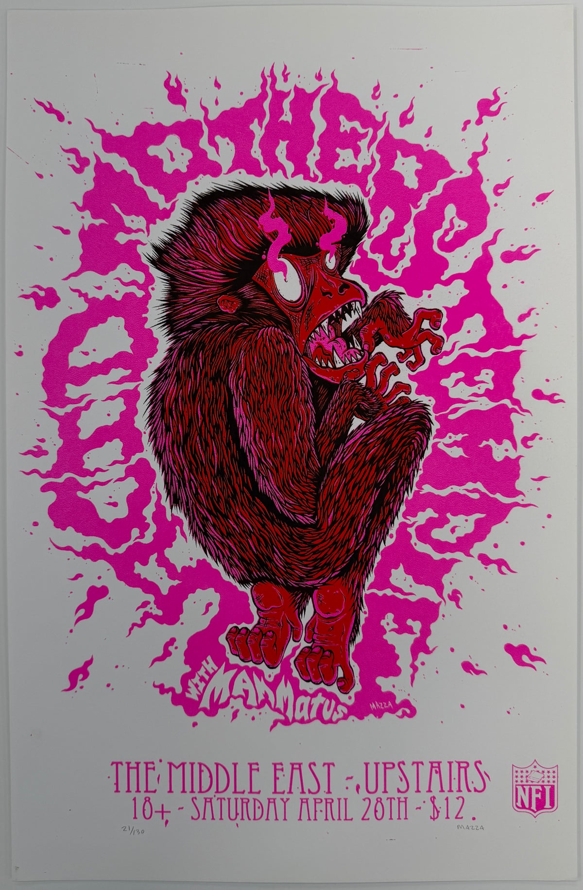 MAZZA "Acid Mothers Temple - Middle East Upstairs" 2007 Print