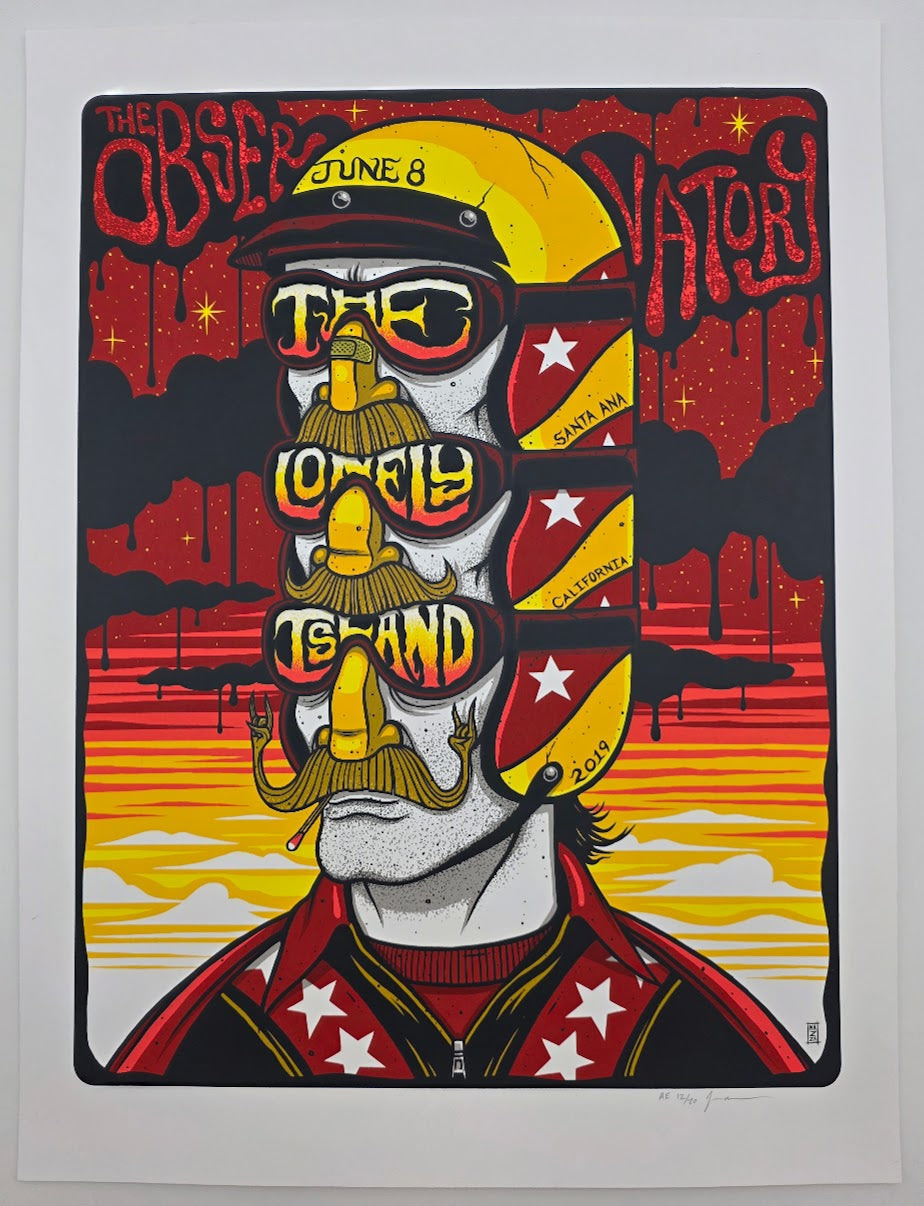 MAZZA "The Lonely Island - Santa Ana, CA" 2019 Print