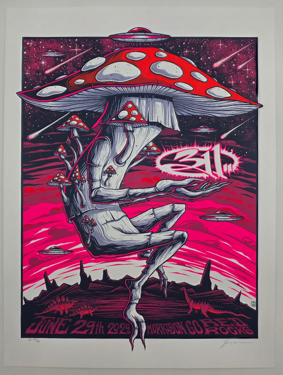 MAZZA "311 - Red Rocks, CO" 2024 Print
