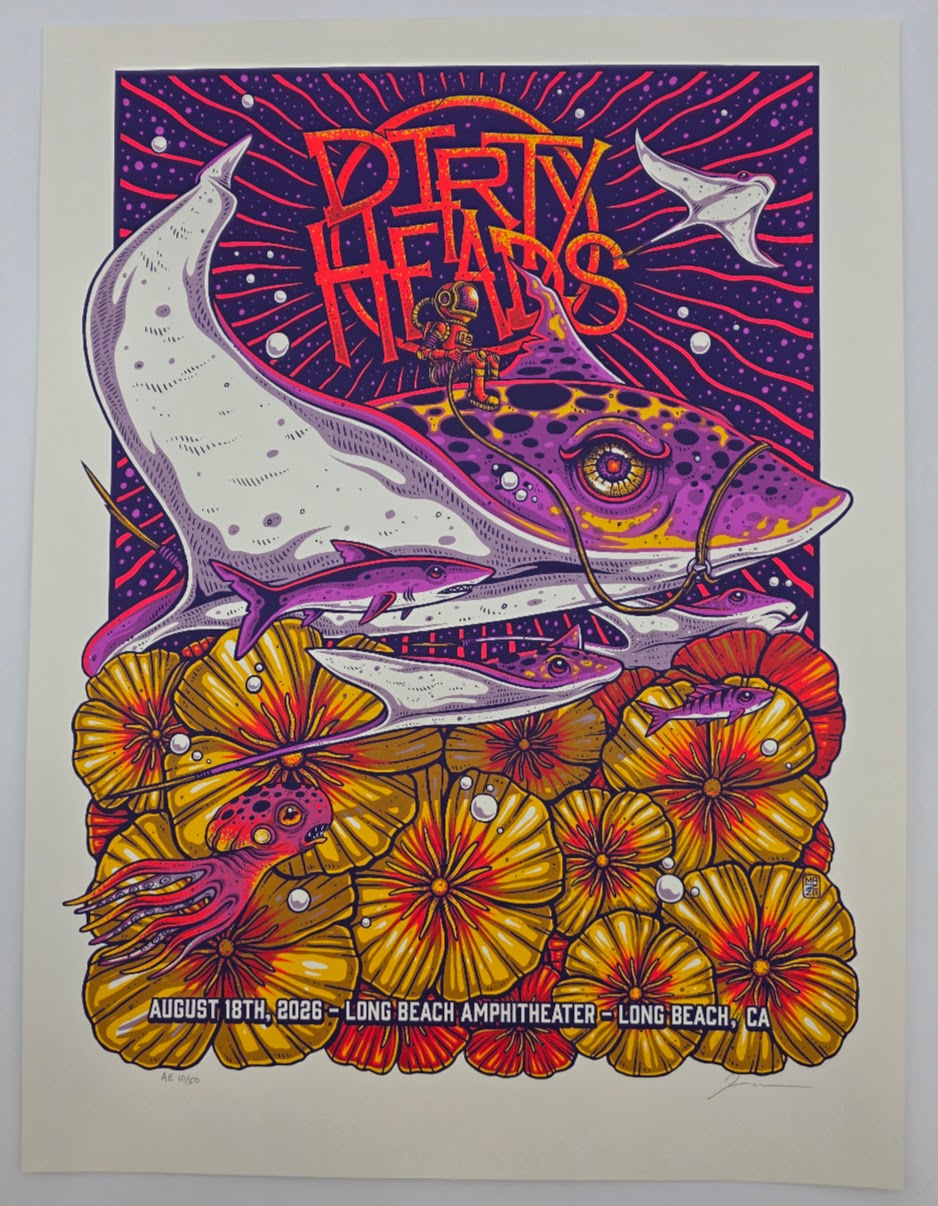 MAZZA "Dirty Heads - Long Beach, CA" 2026 Print
