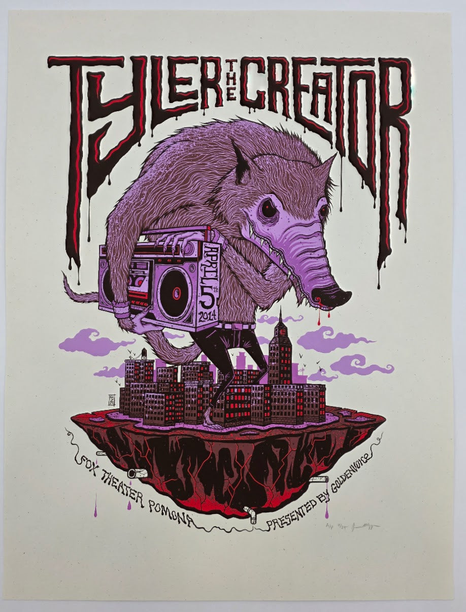 MAZZA "Tyler, the Creator - Pomona" 2014 Print