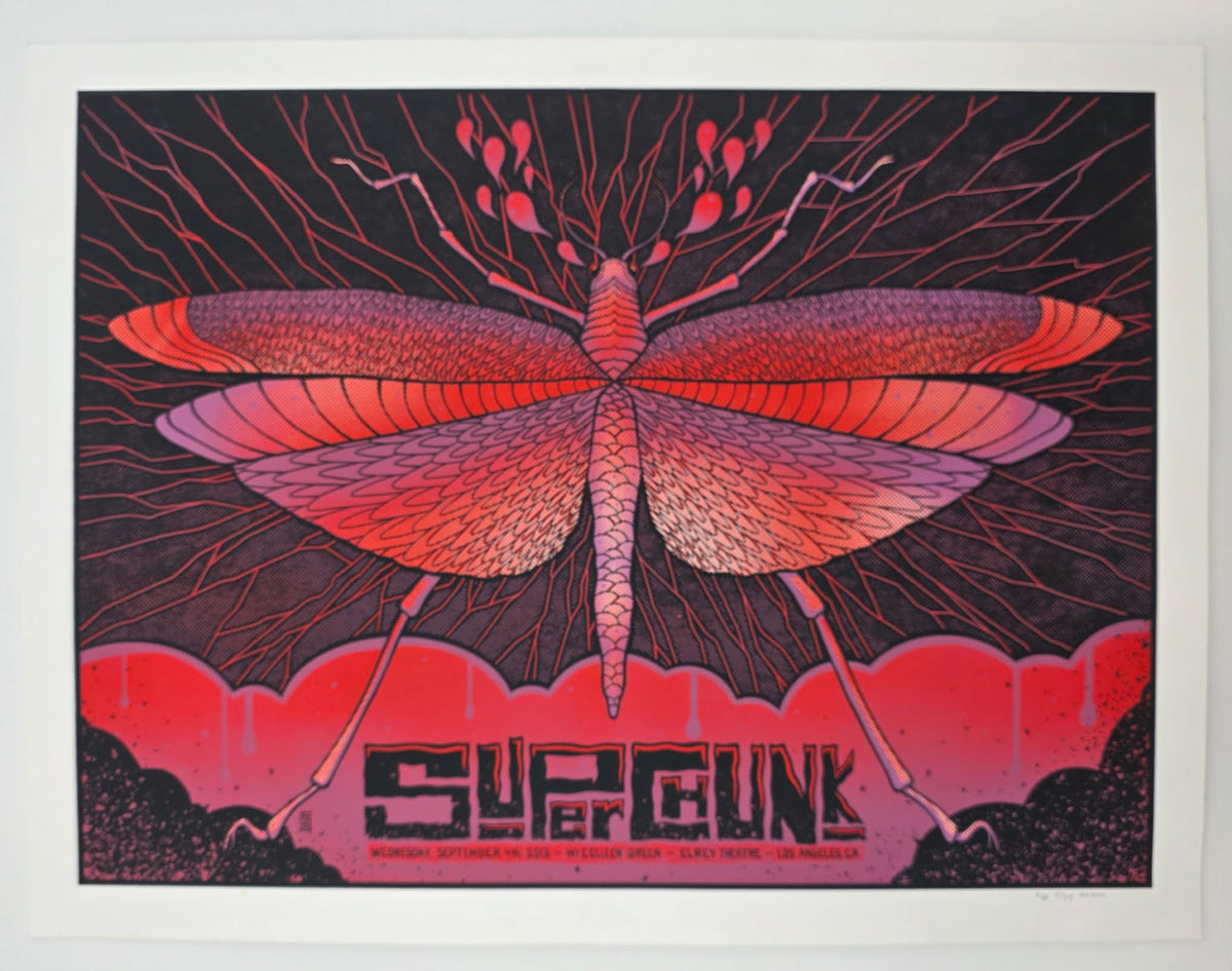 MAZZA "Superchunk - Los Angeles, CA" 2013 Print
