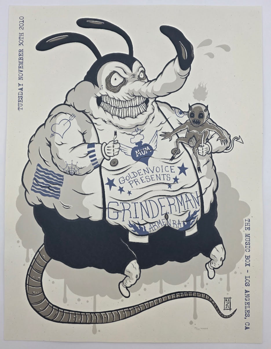 MAZZA "Grinderman - Los Angeles, CA" 2010 Print