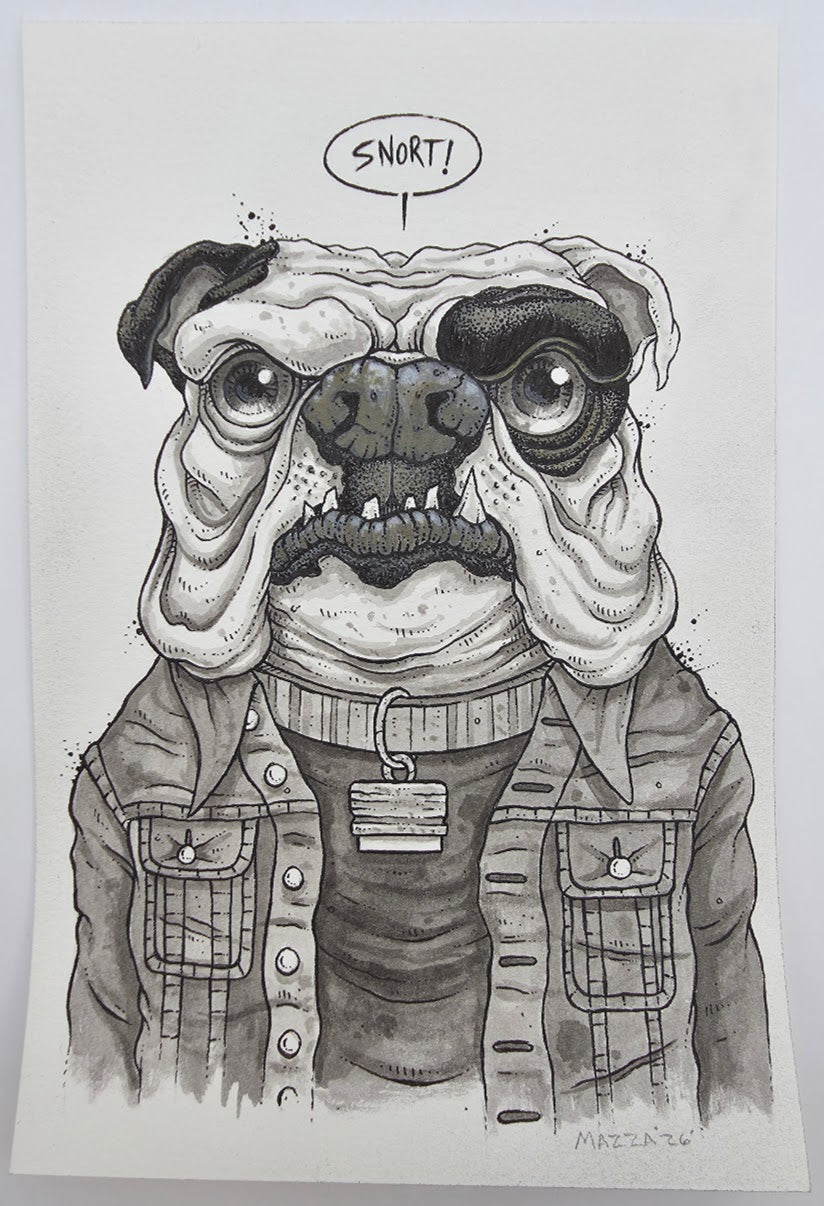 MAZZA "Brutus" Framed Original