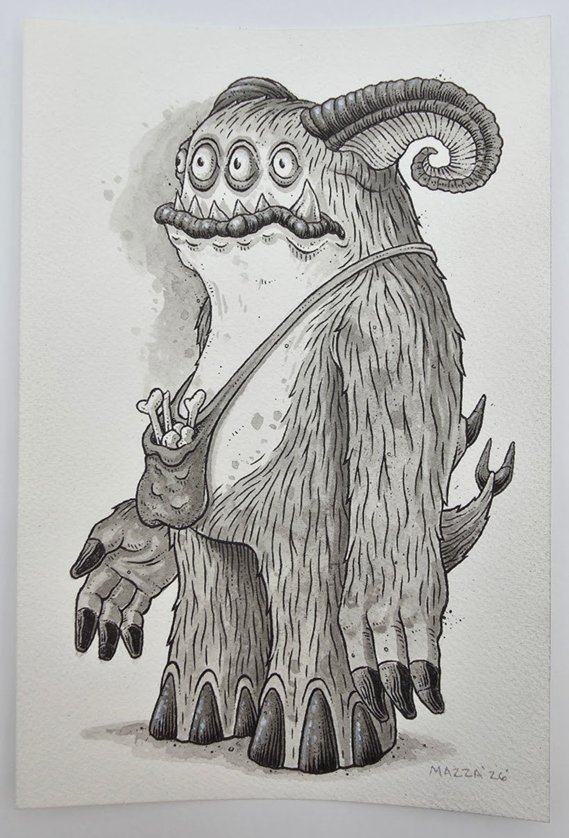 MAZZA "Monster" Framed Original