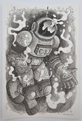 MAZZA "Space Man" Framed Original