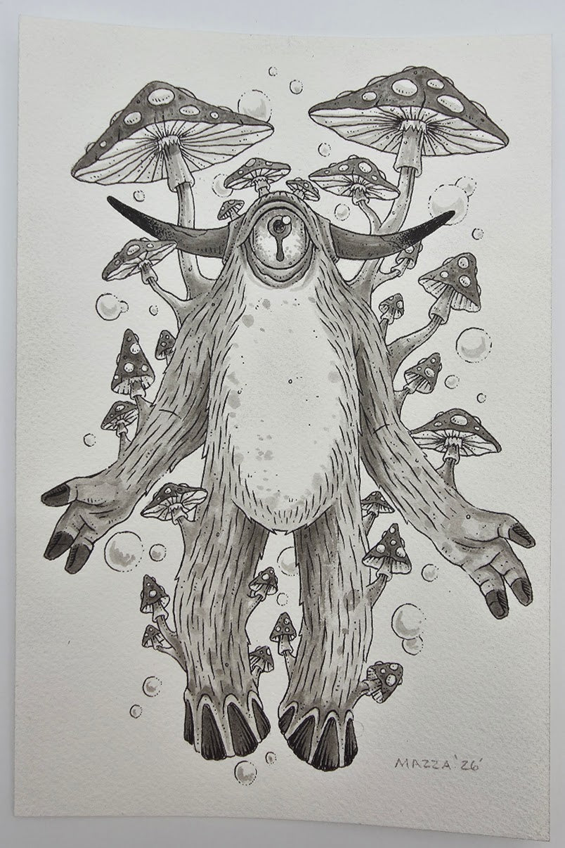 MAZZA "Eyes of The Forest 3" Framed Original