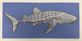 EMEK "Whaleshark" White Letterpress Print