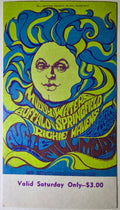 Muddy Waters, Buffalo Springfield, Richie Havens, The Fillmore (include in bundle?) by Bonnie MacLean - August 5, 1967 - Vintage Concert Ticket