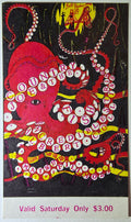 Country Joe & The Fish, The Incredible String Band, Albert Collins, The Fillmore by Wilfred Weisser - May 18, 1968 - Vintage Concert Ticket