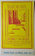 John Mayall, Mother Earth, New York Rock & Roll Ensemble, Wild West, The Fillmore by David Singer - August 19-20, 1969 - Vintage Concert Ticket