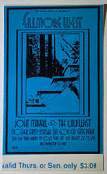 John Mayall, Mother Earth, New York Rock & Roll Ensemble, Wild West, The Fillmore by David Singer - August 21 & 24, 1969 - Vintage Concert Ticket
