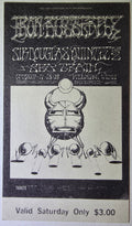 Iron Butterfly, Sir Douglas Quintet, Seatrain, The Fillmore by Rick Griffin, Victor Moscoso - October 19, 1968 - Vintage Concert Ticket
