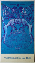 Electric Flag, Buddy Guy, Freddie King, Blue Cheer, Ike & Tina Turner, The Fillmore by Lee Conklin - July 11 & 14, 1968 - Vintage Concert Ticket
