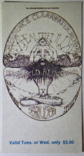 Credence Clearwater Revival, Steppenwolf, It's A Beautiful Day, Butterfield Blues Band, Ten Years After, The Fillmore by Lee Conklin - July 2-3, 1968 - Vintage Concert Ticket