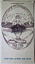 Credence Clearwater Revival, Steppenwolf, It's A Beautiful Day, Butterfield Blues Band, Ten Years After, The Fillmore by Lee Conklin - July 2-3, 1968 - Vintage Concert Ticket