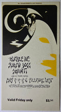 Humble Pie, Swamp Dogg, Shanti, The Fillmore by David Singer - May 14, 1971 - Vintage Concert Ticket