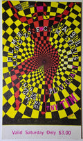 The Loading Zone, Crome Syrcus, H.P. Lovecraft, Tiny Tim, The Fillmore by Wilfred Weisser - May 11, 1968 - Vintage Concert Ticket