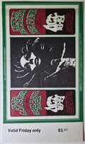 Joe Cocker & The Grease Band, Little Richard, The Move, The Fillmore by David Singer, Randy Tuten - October 17, 1969 - Vintage Concert Ticket