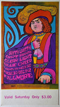 The Nitty Gritty Dirt Band, Clear Light, Blue Cheer, The Fillmore by Bonnie MacLean - December 2, 1967 - Vintage Concert Ticket