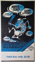 The Moody Blues, Chicago Transit Authority, Frumious Bandersnatch, The Fillmore by Rick Griffin, Alton Kelley - November 24, 1968 - Vintage Concert Ticket