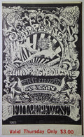 Jefferson Airplane, Ballet Afro-Haiti, A.B. Skhy, The Fillmore by Lee Conklin - October 24, 1968 - Vintage Concert Ticket