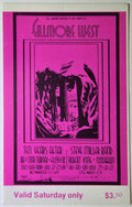 Ten Years After, Ike & Tina Turner, Steve Miller Band, Albert King, The Fillmore by David Singer - July 25, 1969 - Vintage Concert Ticket