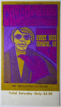 Cream, Electric Flag, Gary Burton, The Fillmore by Jim Blasfield - September 3, 1967 - Vintage Concert Ticket