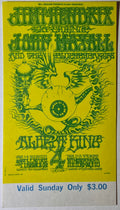 The Jimi Hendrix Experience, John Mayall & The Bluesbreakers, Albert King, The Fillmore, Winterland by Rick Griffin - February 2, 1968 - Vintage Concert Ticket