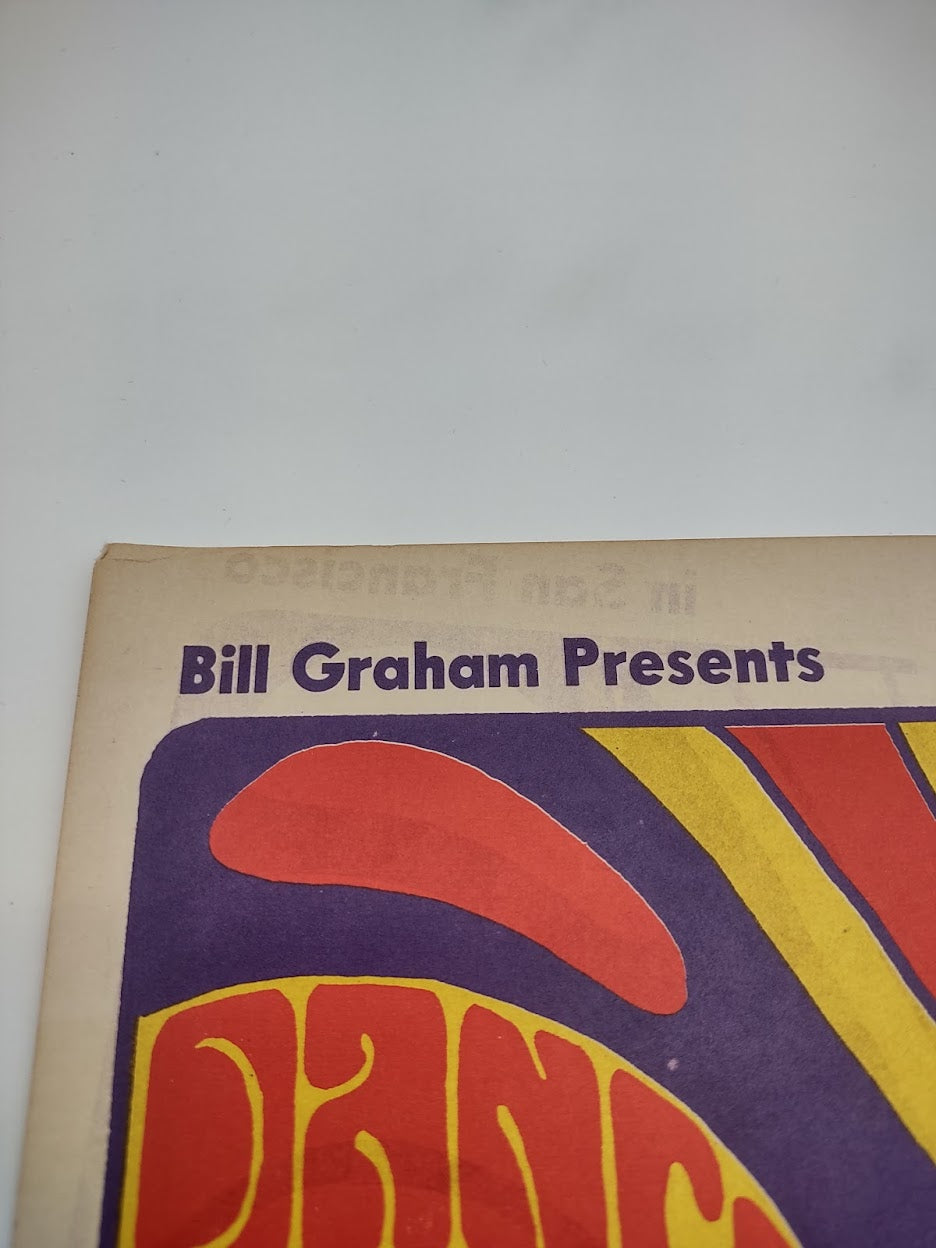The Grateful Dead, The Fillmore by Wes Wilson - December 9-11, 1966 - Vintage Gig Print