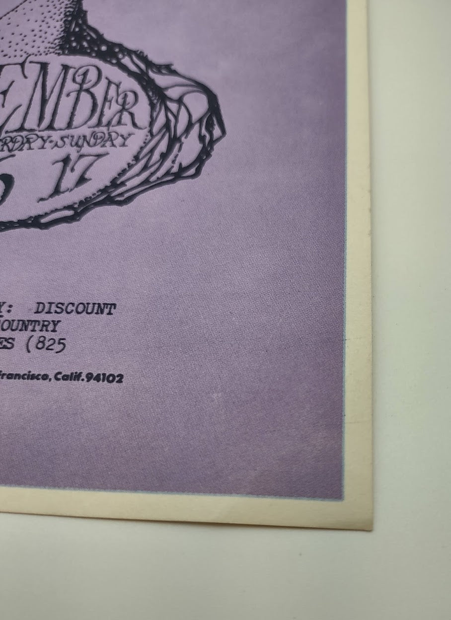 Quicksilver Messenger Service, The Avalon Ballroom by Stanley Mouse - December 15-17, 1967 - Family Dog Vintage Gig Print