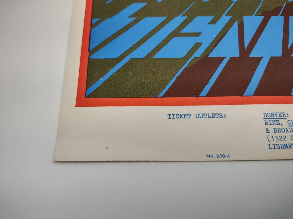 Blue Cheer, Denver Dog by Robert Fried - November 3-4, 1967 - Family Dog Vintage Gig Print