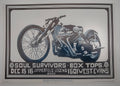 The Soul Survivors, Denver Dog by Stanley Mouse, Alton Kelley - December 15-16, 1967 - Family Dog Vintage Gig Print