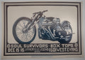 The Soul Survivors, Denver Dog by Stanley Mouse, Alton Kelley - December 15-16, 1967 - Family Dog Vintage Gig Print