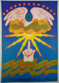 The Electric Flag, The Avalon Ballroom by Victor Moscoso - February 2-4, 1968 - Family Dog Vintage Gig Print