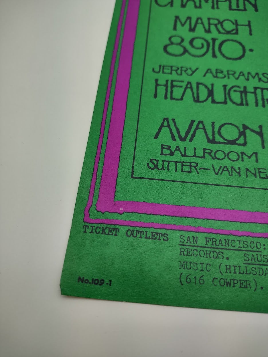 Love, The Avalon Ballroom by Stanley Mouse - March 8-10, 1968 - Family Dog Vintage Gig Print
