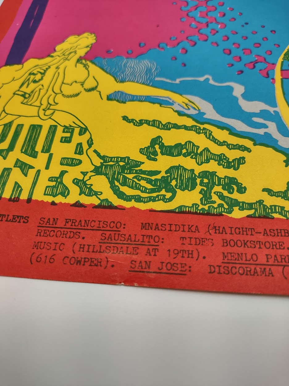 Kaleidoscope, The Avalon Ballroom by San Andreas Fault - March 22-24, 1968 - Family Dog Vintage Gig Print