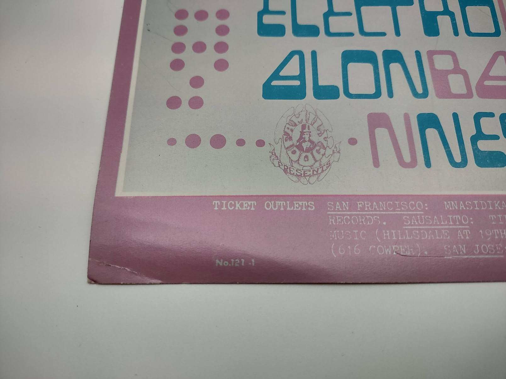 Taj Mahal, The Avalon Ballroom by Paul Kagan, David Smith - May 31 - June 1-2, 1968 - Family Dog Vintage Gig Print
