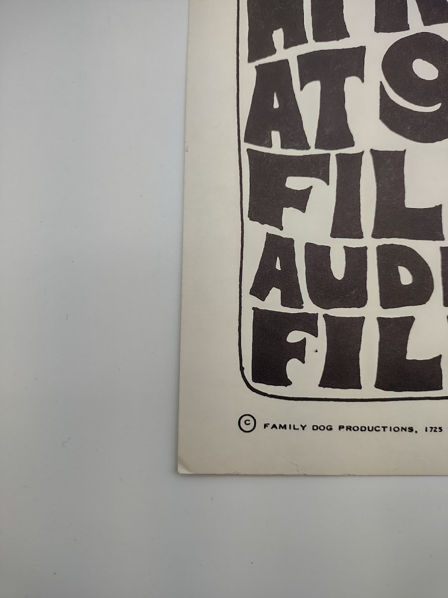 Love, The Sons Of Adam, The Charlatans, The Fillmore by Wes Wilson - April 8-9, 1966 - Family Dog Vintage Gig Print