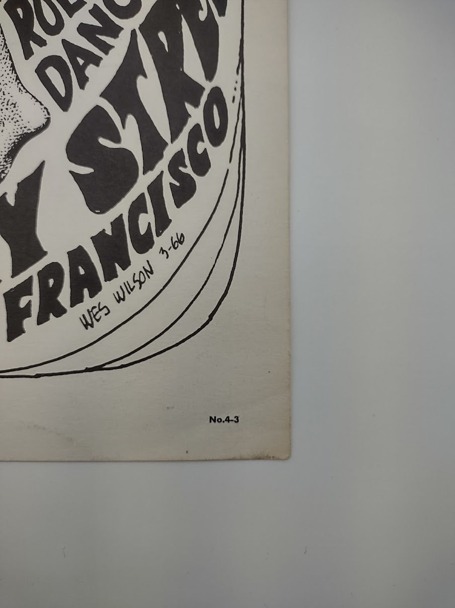 Love, The Sons Of Adam, The Charlatans, The Fillmore by Wes Wilson - April 8-9, 1966 - Family Dog Vintage Gig Print
