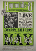 Love, Captain Beefhart, Big Brother & The Holding Company, The Avalon Ballroom by Wes Wilson - May 20-22, 1966 - Family Dog Vintage Gig Print
