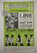Love, Captain Beefheart, Big Brother & The Holding Company, The Avalon Ballroom by Wes Wilson - May 20-22, 1966 - Family Dog Vintage Gig Print
