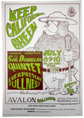 Sir Douglas Quintet, The Avalon Ballroom by Stanley Mouse, Alton Kelley - July 8-10, 1966 - Family Dog Vintage Gig Print