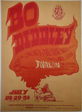 Bo Diddley, Quicksilver Messenger Service, The Avalon Ballroom by Stanley Mouse, Alton Kelley - July 28-30, 1966 - Family Dog Vintage Gig Print