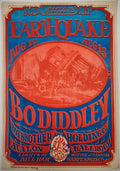 Bo Diddley, Big Brother & The Holding Company, The Avalon Ballroom by Stanley Mouse, Alton Kelley - August 12-13, 1966 - Family Dog Vintage Gig Print