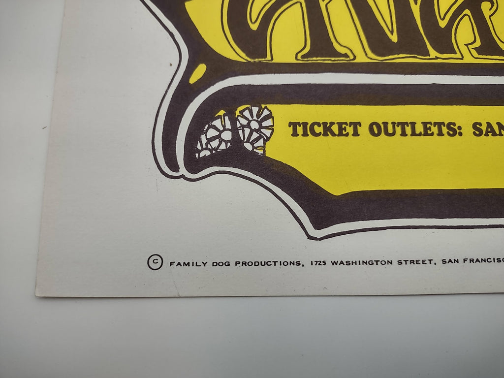The Grateful Dead, Sopwith Camel, The Avalon Ballroom by Stanley Mouse, Alton Kelley - August 19-20, 1966 - Family Dog Vintage Gig Print