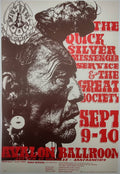 Quicksilver Messenger Service, The Great Society, The Avalon Ballroom by Stanley Mouse, Alton Kelley - September 9-10, 1966 - Family Dog Vintage Gig Print