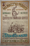 Quicksilver Messenger Service, The Charlatans, Denver Dog by Michael Ferguson, George Hunter - September 15-16, 1967 - Family Dog Vintage Gig Print